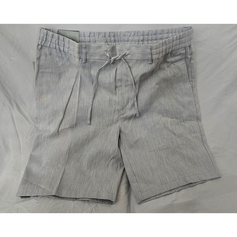 Daniel Cremieux Size 40 Linen Blend Shorts Signature Collection Grey NWT L420